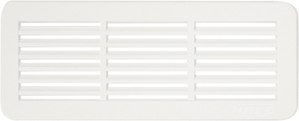 Mřížka větrací Haco 150×60 mm plastová bílá [2 ks]