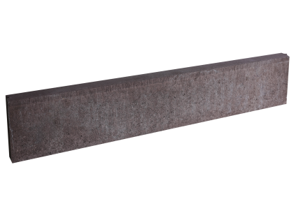 Obrubník záhonový Ferobet 1000×50×200 mm rovný se zámkem hnědý (48)