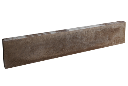 Obrubník záhonový Ferobet 1000×50×200 mm rovný se zámkem latte (48)