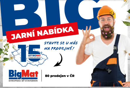 BIG jarní nabídka BigMat - leták plný slev!