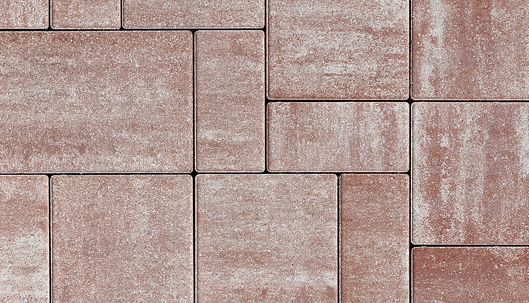 detail Dlažba betonová VIA TECH 60 mm colormix gracia