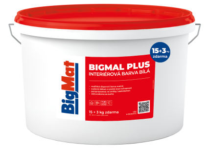 Barva malířská BigMal Plus 15+3 kg