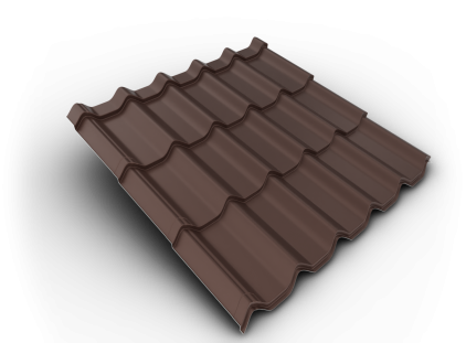 Krytina velkoformátová Belprofile Royal SunClear 350×1080×0,5 mm RAL 8017