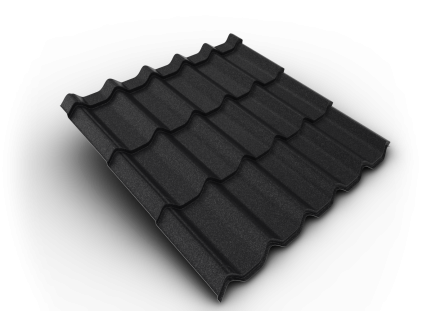 Krytina velkoformátová Belprofile Royal BigStone 350×1080×0,5 mm RAL 9005