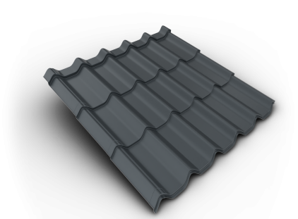 Krytina velkoformátová Belprofile Nordic SunClear 350×1080×0,5 mm RAL 7016