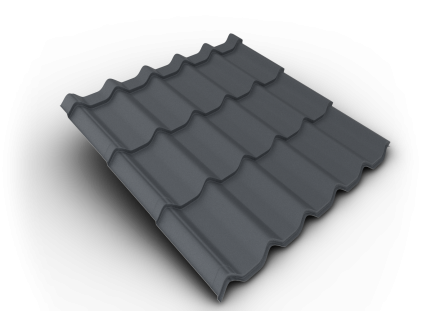 Krytina velkoformátová Belprofile Royal SandShape 350×1080×0,5 mm RAL 7024