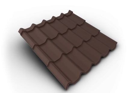 Krytina velkoformátová Belprofile Royal SandShape 350×1080×0,5 mm RAL 8017