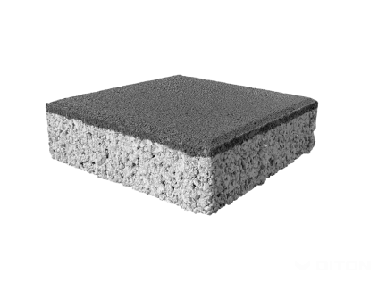 Dlažba betonová Kostka Aquapore 60 mm černá (9,6)