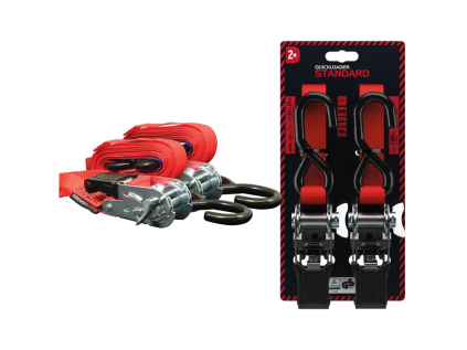 Popruh dvoudílný s ráčnou 800 kg 4,5 m x 25 mm 2dílný