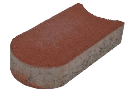Lem trávníkový Presbeton 217×120×50 mm červený (432)