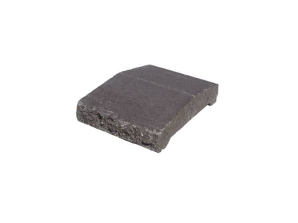 Deska zákrytová Presbeton Face Block ZDV 200 200×300×70 mm štípaná černá (270)