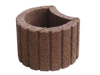 Tvárnice svahová Presbeton Luna LU-1 300×230×200 mm hrubozrnná hnědá (72)