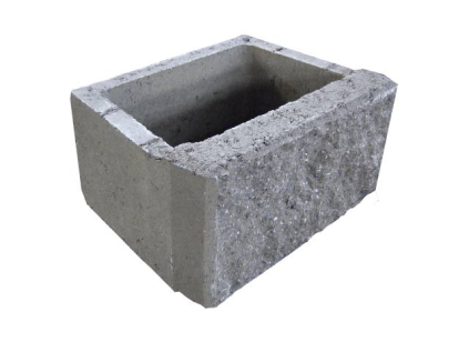 Tvárnice svahová Presbeton Sára S-1 390×295×195 mm štípaná přírodní (48)