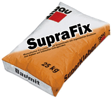 detail Hmota lepicí Baumit SupraFix 25 kg