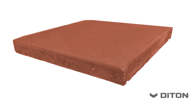 detail Stříška plotová Diton Universal 50 500×500×55 mm červená (48)