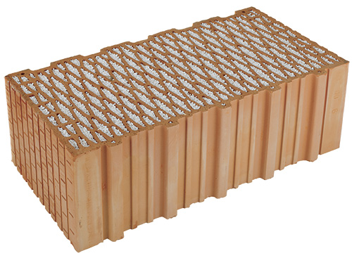 detail Cihla Heluz Family 50-N 2in1 broušená 247x500x166mm P8 (80)