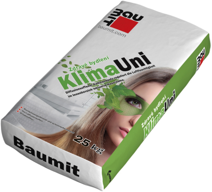 Omítka vápenocementová Baumit KlimaUni 25 kg