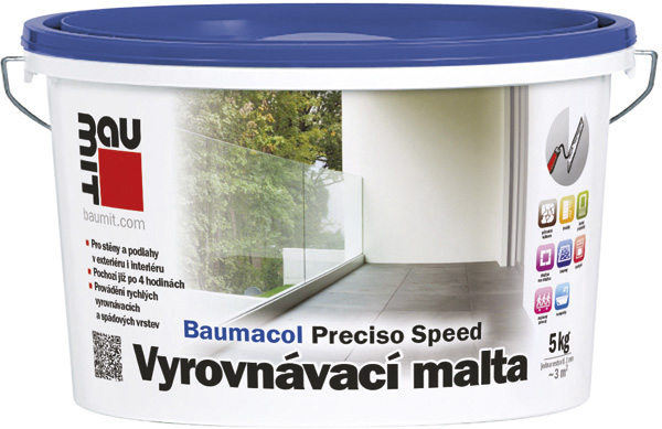 detail Malta vyrovnávací Baumit Baumacol Preciso Speed 5 kg