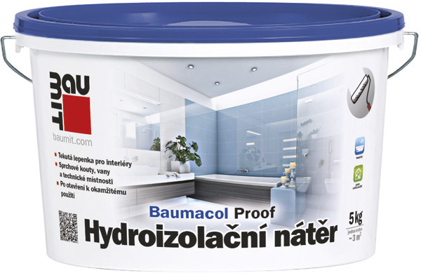 detail Hmota hydroizolační Baumit Baumacol Proof 5 kg