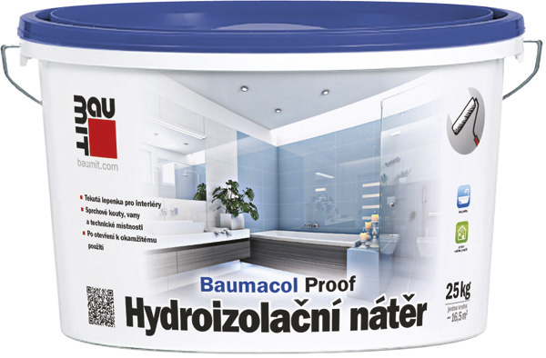 detail Hmota hydroizolační Baumit Baumacol Proof 25 kg