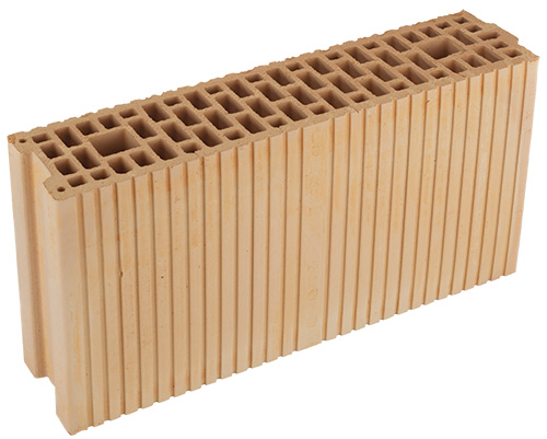 detail Cihla Heluz 11,5 broušená 497x115x249mm P10 (120)