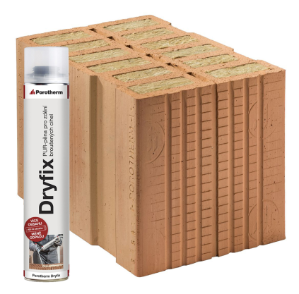 Cihla Porotherm 38 1/2 TB Dryfix 123x380x249mm P10 (144)