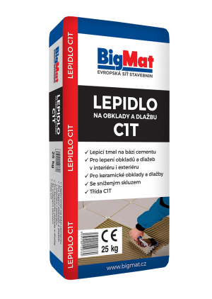 Lepidlo na obklady a dlažbu C1T BigMat 25 kg