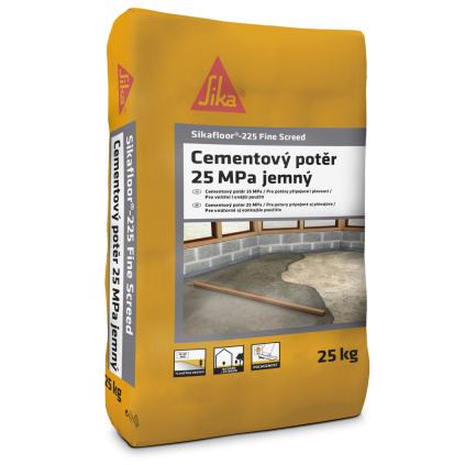 Potěr cementový jemný Sikafloor-225 Fine Screed 25 kg