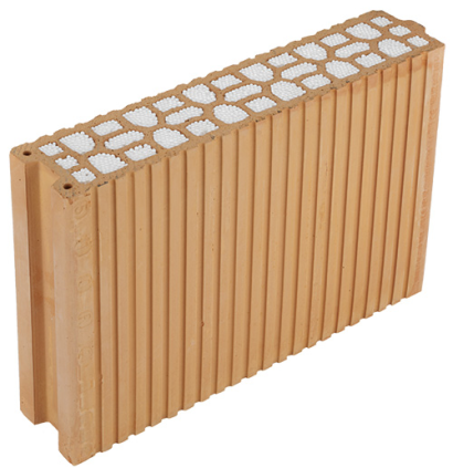 Věncovka Heluz 8/25 2in1 broušená 375x80x249mm (144)