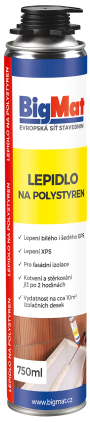 Lepidlo na polystyren BigMat 750 ml