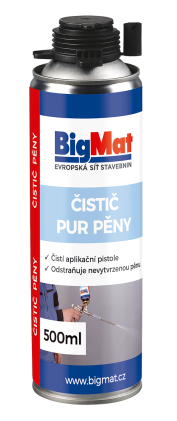 Čistič PUR pěny BigMat 500 ml