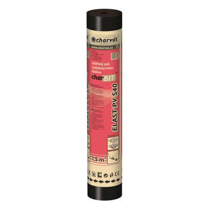 Pás asfaltový charBIT ELAST PV S40 tl.4mm [7,5m2]