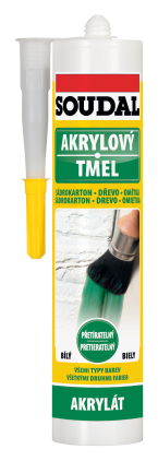 Tmel akrylový hnědá 280 ml