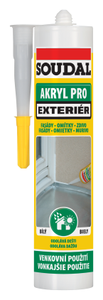 Tmel Akryl Pro Exteriér bílá 300 ml