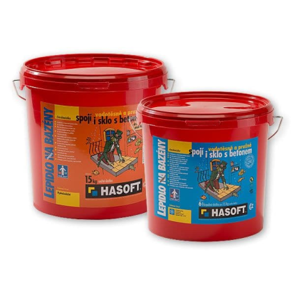 Tmel lepicí Hasoft Lepidlo na bazény 21 kg (15 kg + 6 kg)