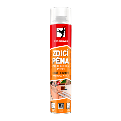 Pěna zdicí pistolová Multi Kleber Profi 750 ml