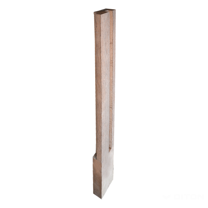 Sloupek plotový Diton Quick wall wood 240 250×110×3200 mm dělený rohový dub světlý (6)