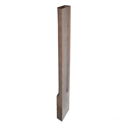 Sloupek plotový Diton Quick wall wood 240 250×110×3200 mm dělený rohový dub tmavý (6)