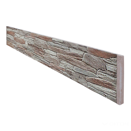 Výplň plotová Diton Quick wall stone 2090×70×400 mm oboustranná šedý mix (12)