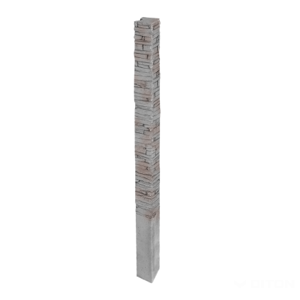 Sloupek plotový Diton Quick wall stone 240 150×150×3300 mm průběžný šedý mix (8)