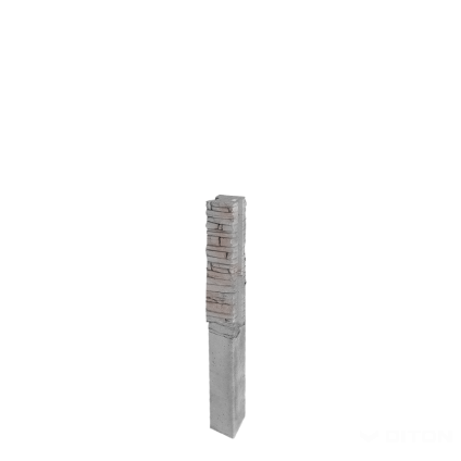 Sloupek plotový Diton Quick wall stone 120 150×150×2100 mm průběžný šedý mix (8)