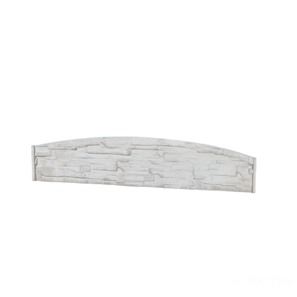 Deska plotová Diton Nová Trója 1840×50×350 mm oblouková přírodní (12)