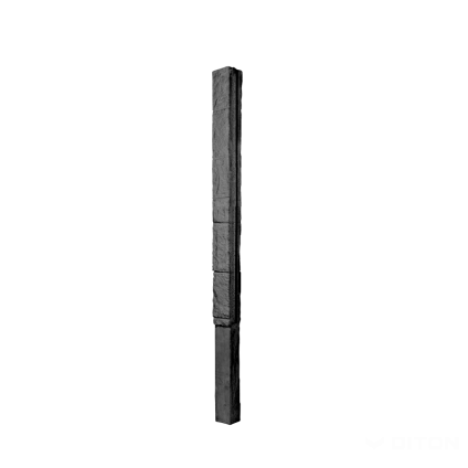 Sloupek plotový Diton Nová Trója 260 130×130×3310 mm průběžný antracitový (10)
