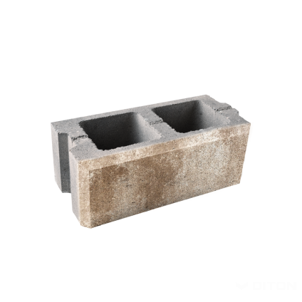 Tvárnice plotová Diton Viso 400×200×150 mm průběžná melír latte (60)
