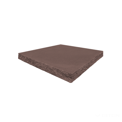 Stříška plotová Diton ZD 450×450×50 mm sloupková štípaná hnědá (48)