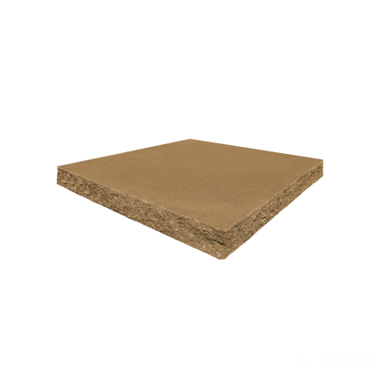 Stříška plotová Diton ZD 450×450×50 mm sloupková štípaná okrová (48)