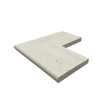 Lem bazénový Presbeton Verto 600/310×600/310×45 mm vnější roh reliéfní šedý (10)