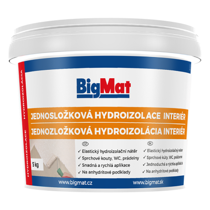 Hydroizolace jednosložková interiér BigMat 5 kg