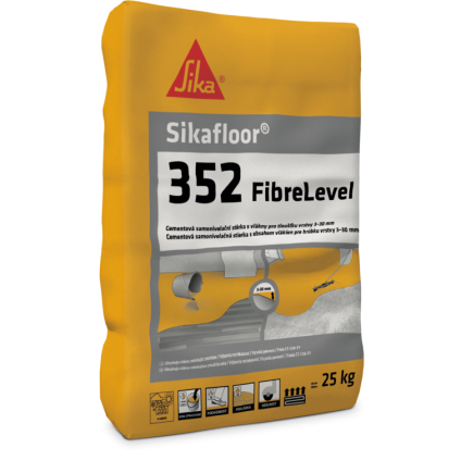 Stěrka samonivelační Sikafloor-352 FibreLevel 25 kg