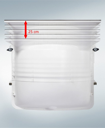 Světlík MEA Meamax 1000×850-1100 mm
